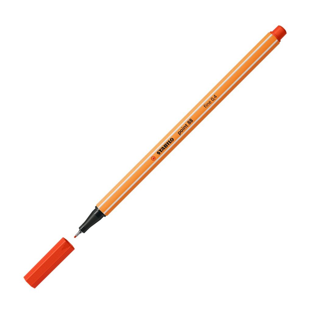 Caneta hidrográfica Fine Point 88/40 Vermelha Stabilo