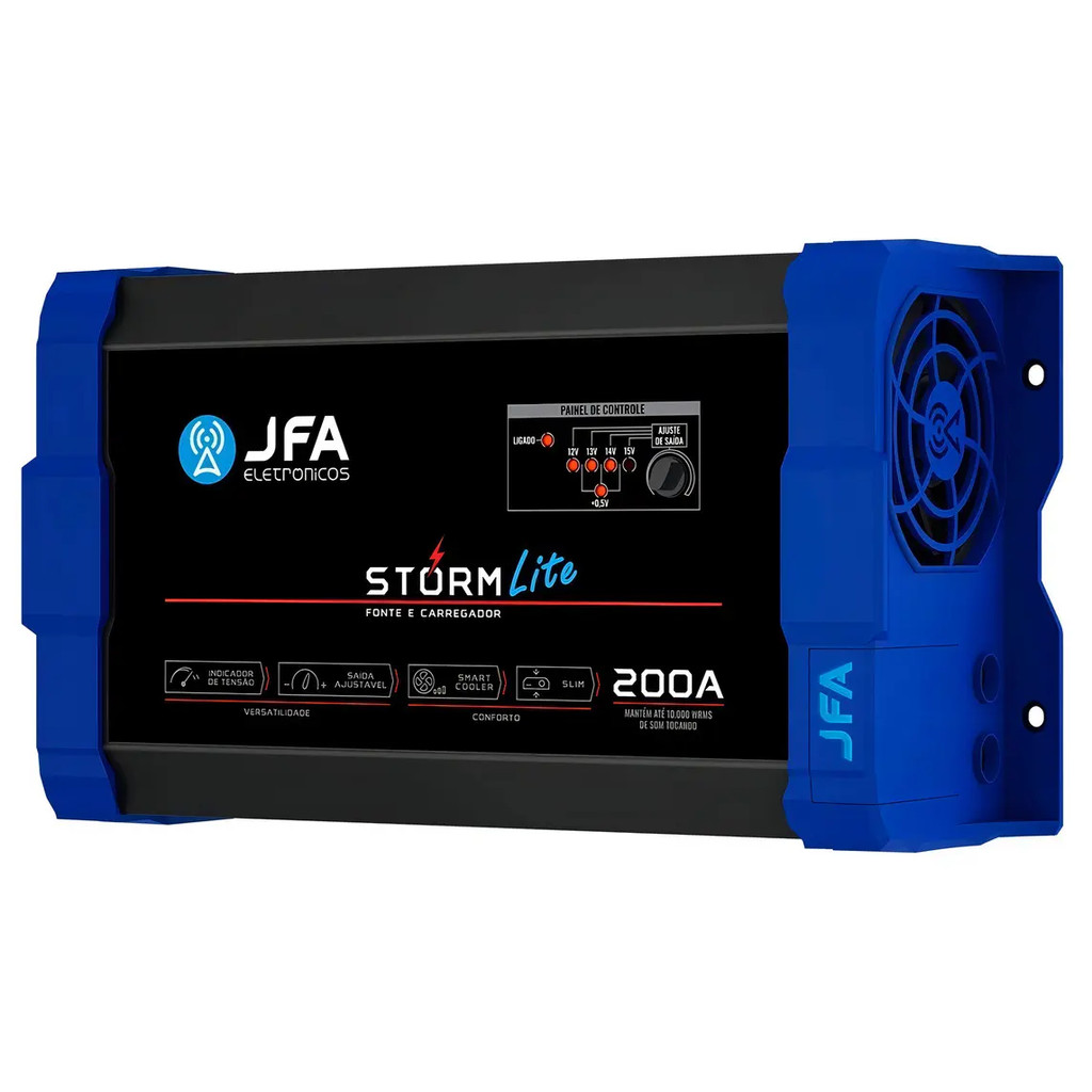 FONTE CARREGADOR DE BATERIA JFA 200A STORM LITE