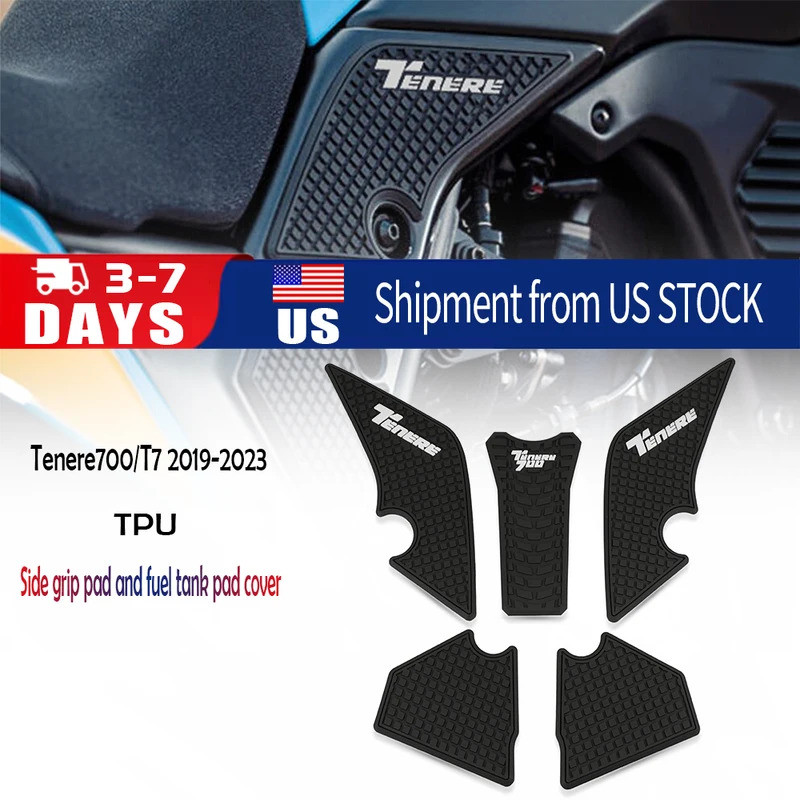T7 Rally 2019-2021 Adesivos Do Tanque De Combustível Antiderrapante Almofada Protetor Adesivo De Borracha Para Yamaha T7