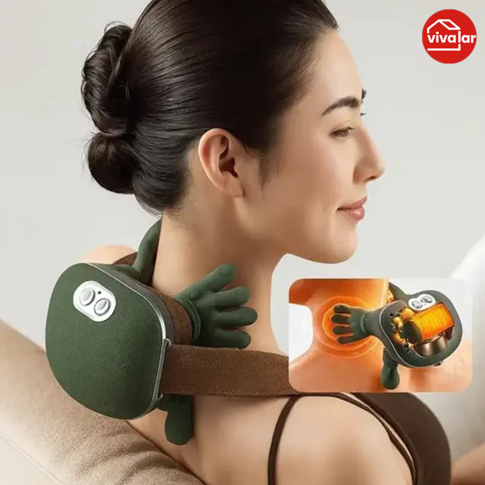Massageador Ergonômico de 8 Pontos para Pescoço e Ombros, Alívio Profundo Portátil — imagem 1