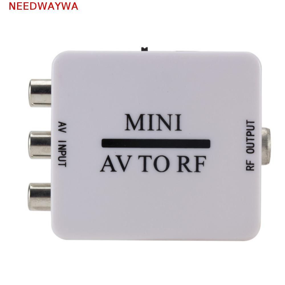 NEEDWAYWA rca av para conversor rf, av para rf rca para rf av para amplificador rf, 67.25 mhz 61.25 mhz Mini