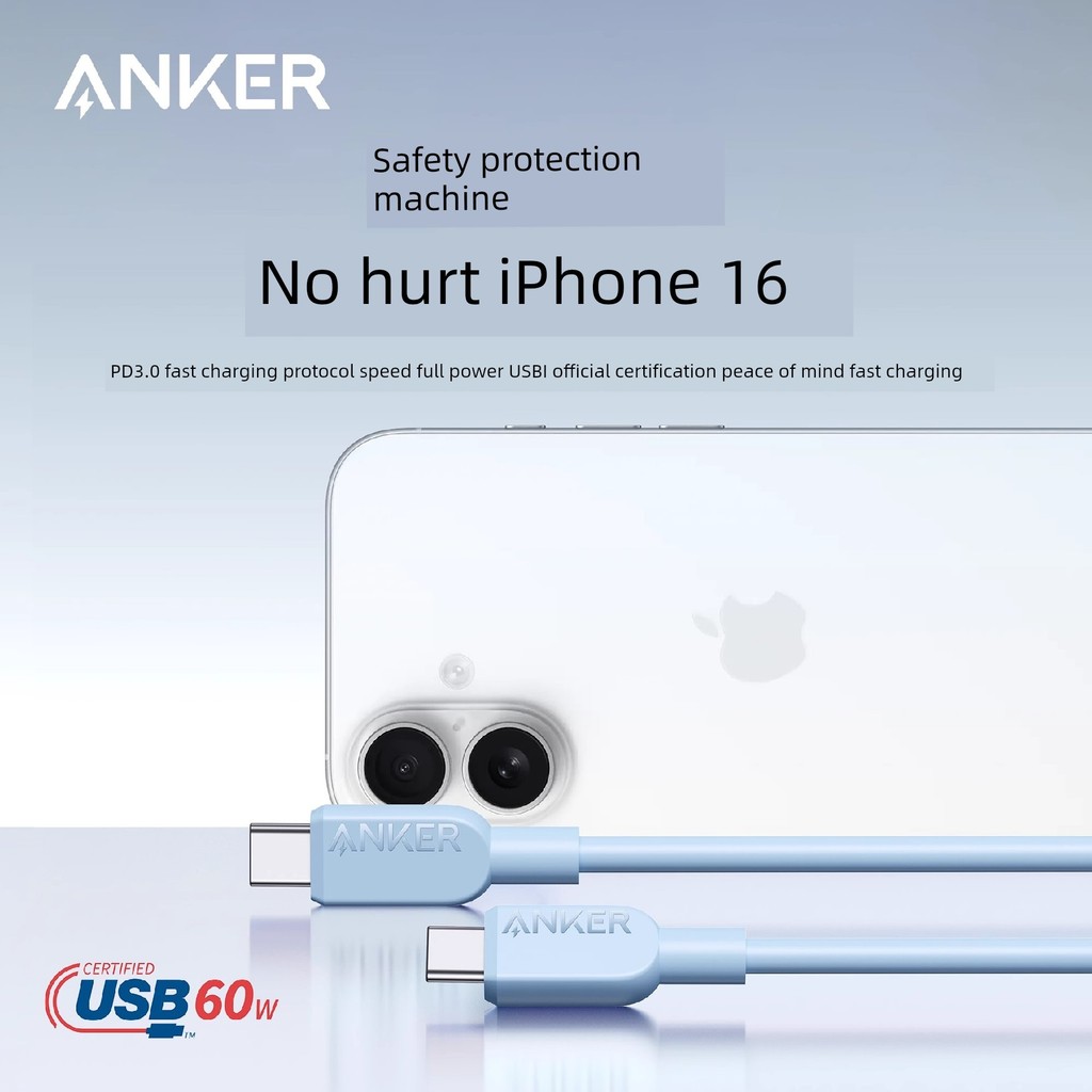 Carregador rápido tipo c Carregador Turbo Tipo C Carregador Celular USB‑C Importado Anker Anker Adequado para Apple 17 C