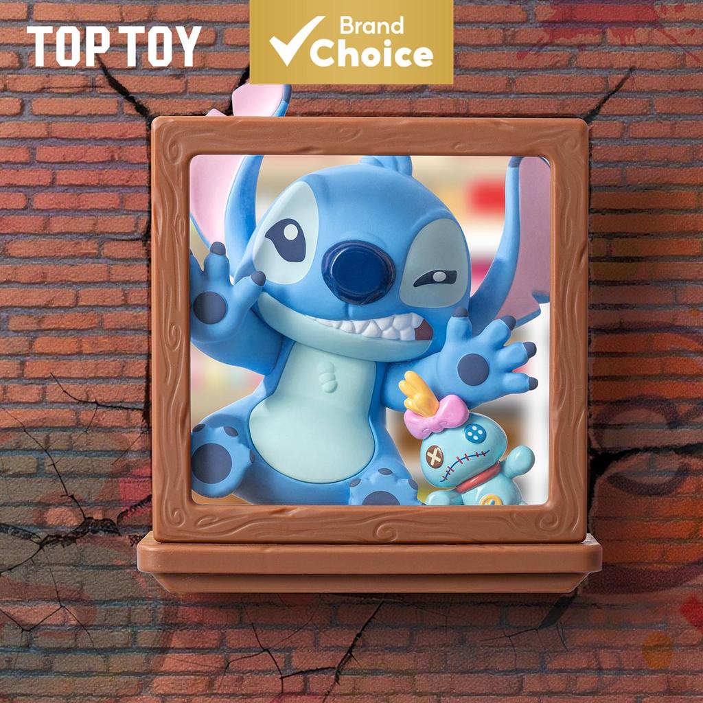 TOPTOY Disney Stitch City Adventure Caixa Cega Figura Oficialmente Licenciada Colecionável Personagem De Desenho Animado