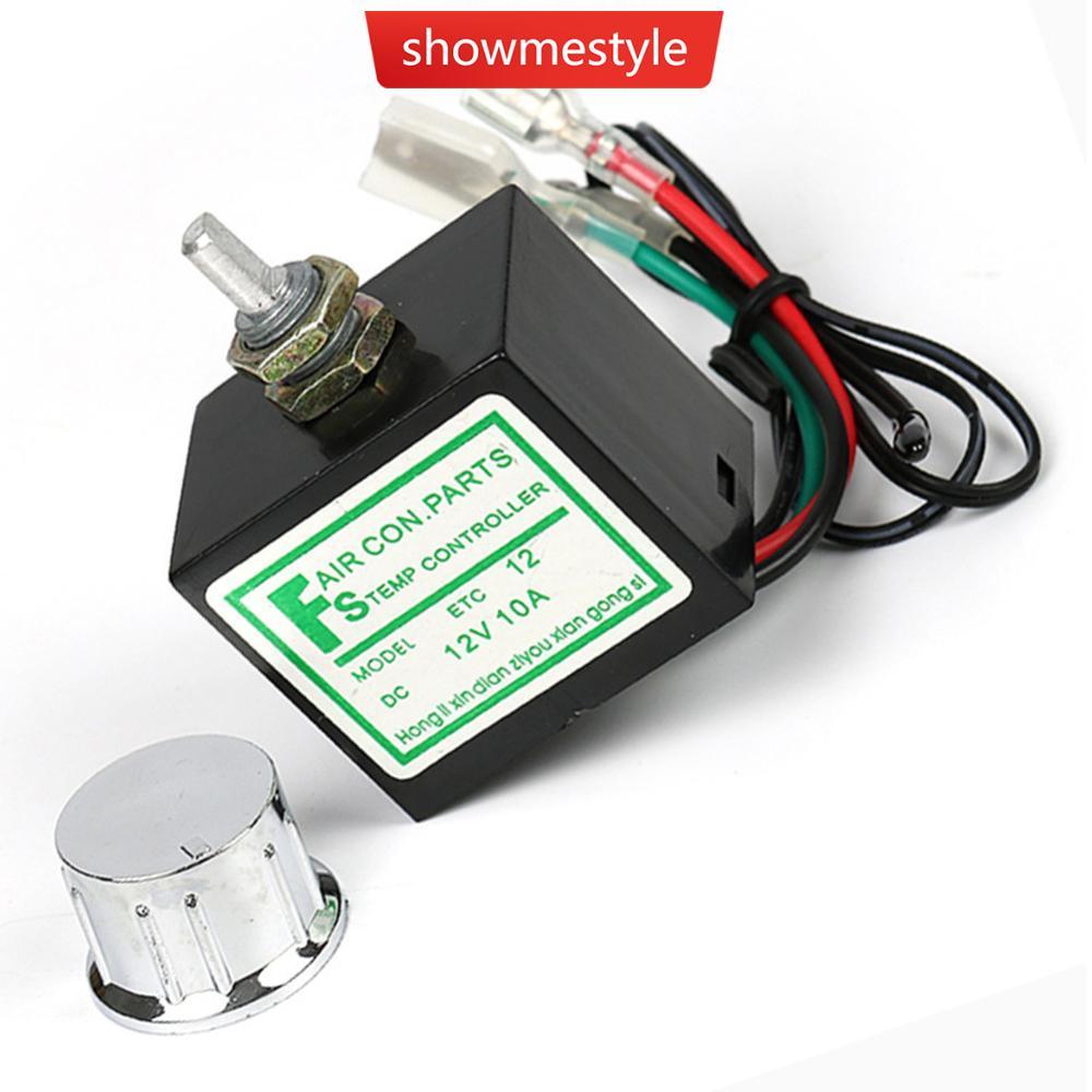 SMS 10A 12/24V Carro Ar Condicionado Termostato Eletrônico Interruptor Controle De Temperatura Acessório Automático A/C