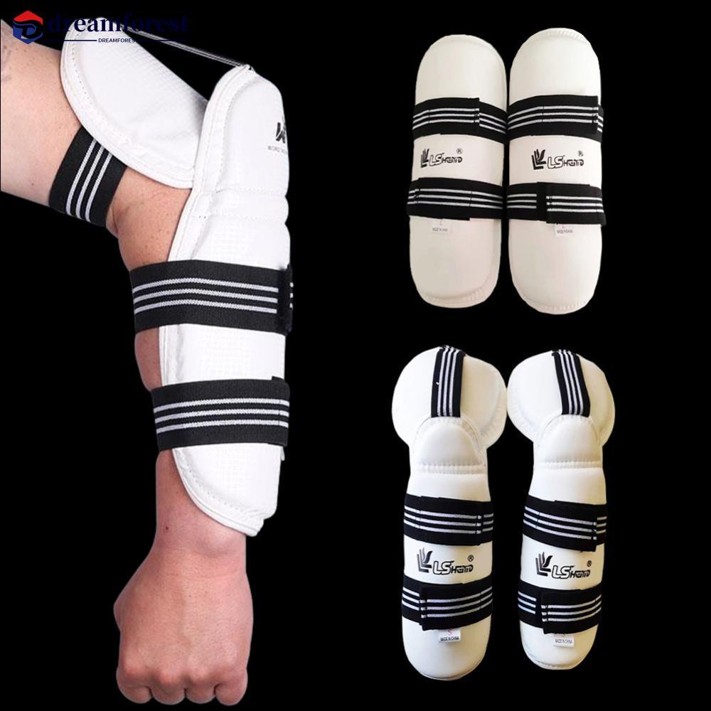 DREAMFOREST Taekwondo Braço Perna Conjunto De Proteção Adulto Grosso Karate Boxe Sanda Artes Marciais Treinamento Esport
