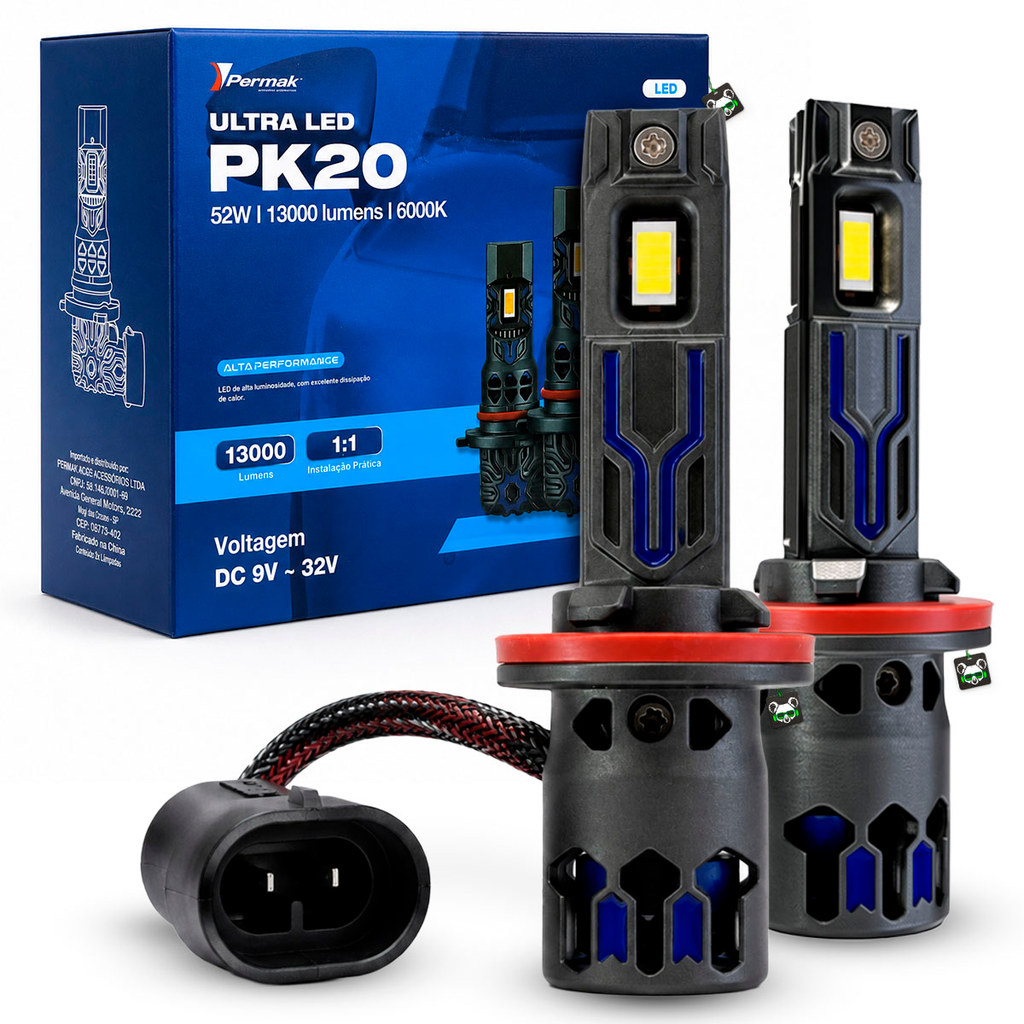 Par Lampada UltraLed Nano H27 52W 13000lm 6000K PK20 Permak