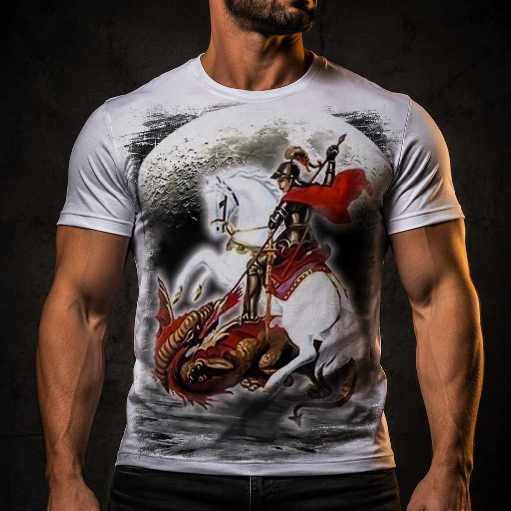 Camiseta São Jorge Santo Guerreiro 1 - Dicelli