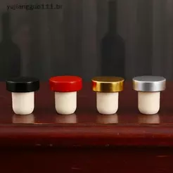 # Novo Conjunto De 5 Peças De Rolhas De Cortiça Em Forma De T Garante Selo Fresco De Longa Duração Garrafas .