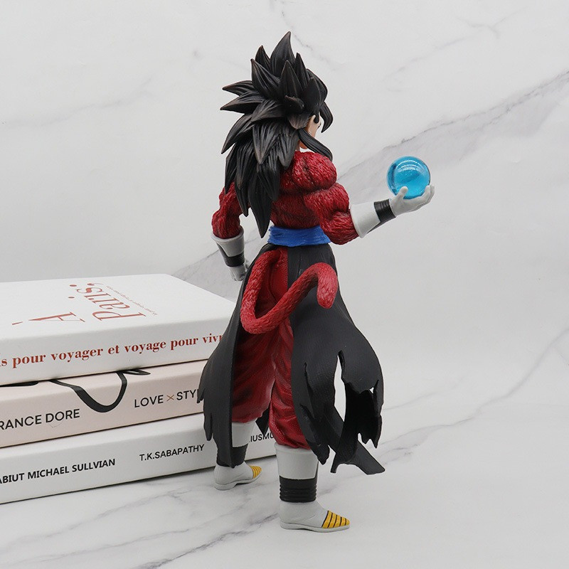 Figura de Ação Colecionável de PVC do Personagem Son Goku Kakarot Super Saiyan 4 Ape Man de 29,5cm, Brinquedo para Crian
