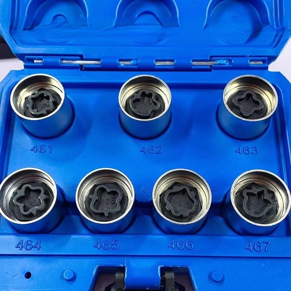 1PC Carro Anti Roubo Roda Parafuso Bloqueio Porca Chave Adaptador Manga Ferramenta De Remoção Para Opel Zafira Corsa Vau