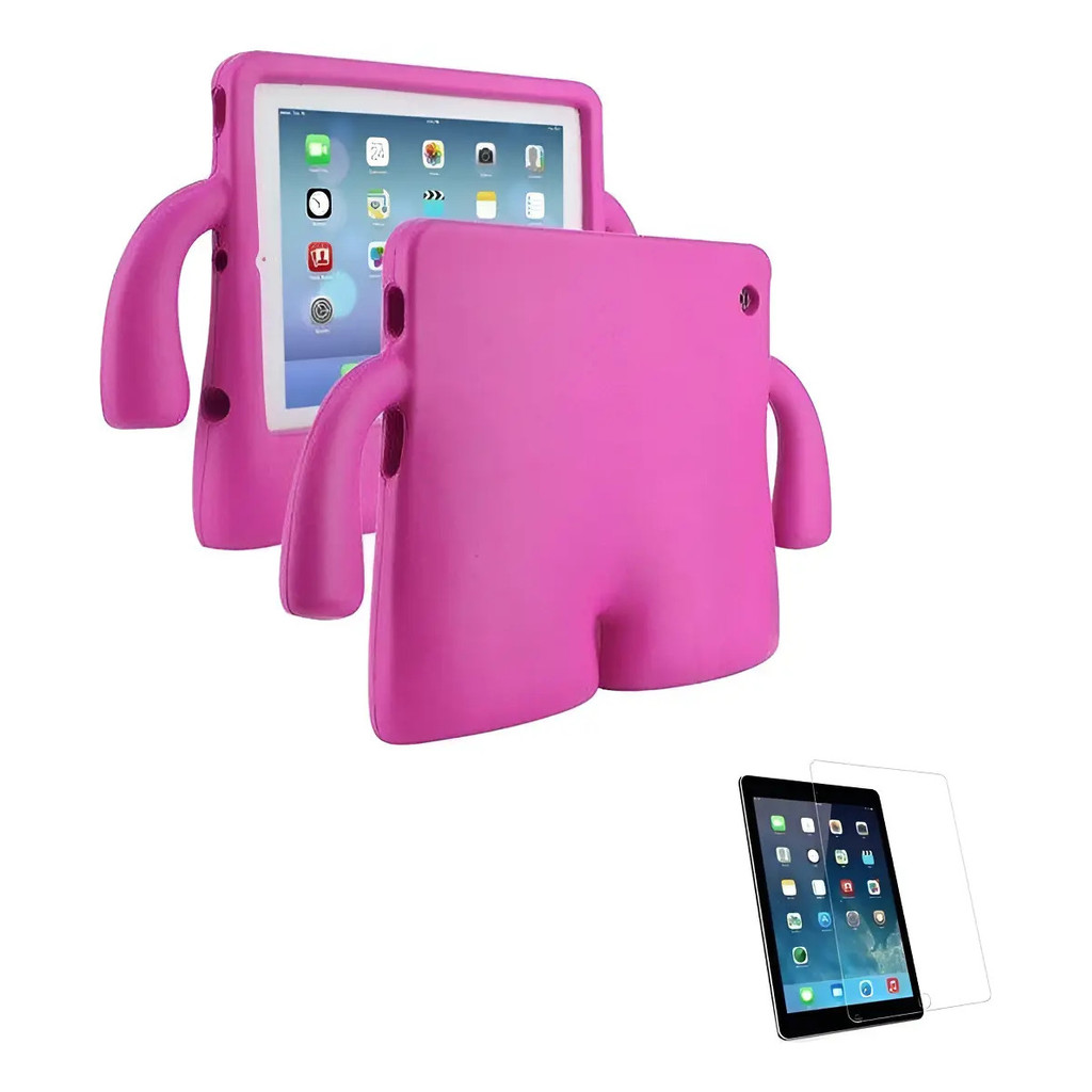 Premium Capa Infantil P/galaxy Tab A 8  T290/t295 Pel Vidro Rosa
