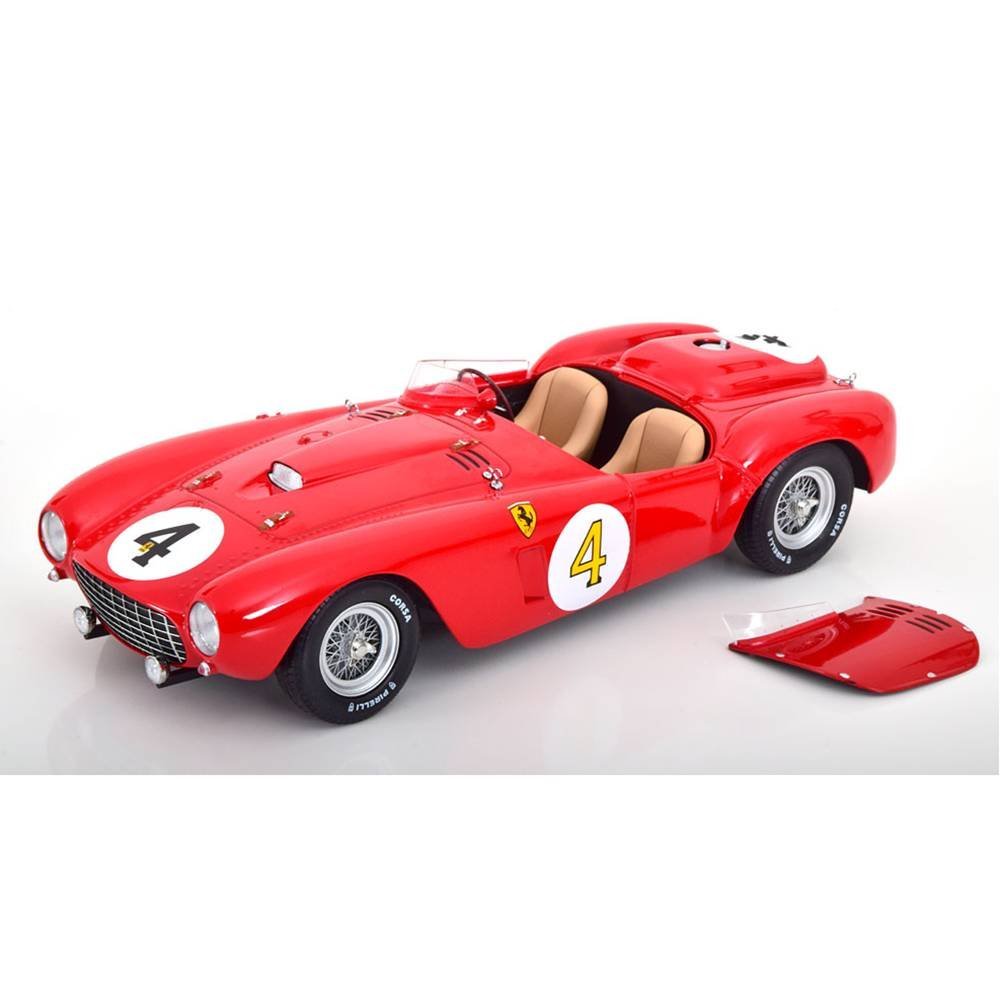 Miniatura Carro Ferrari 375 Plus Sieger 24h Le Mans (1954) - Gonzalez/Trintignant - #4 - Vermelho - 1:18 - KK Scale