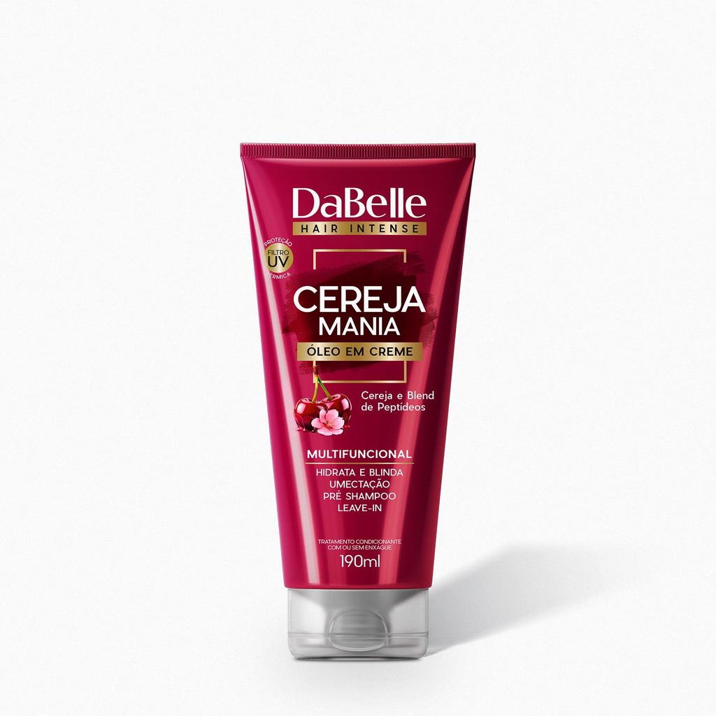 Óleo em Creme Cereja Mania DaBelle Hair 190ml
