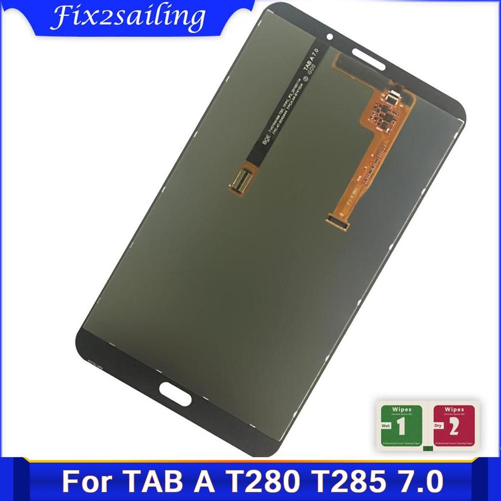7.0'Para Samsung Galaxy Tab A 7.0 SM-T280 T285 T280 T285 Display LCD Painel De Toque Digitador Assembléia Substituição