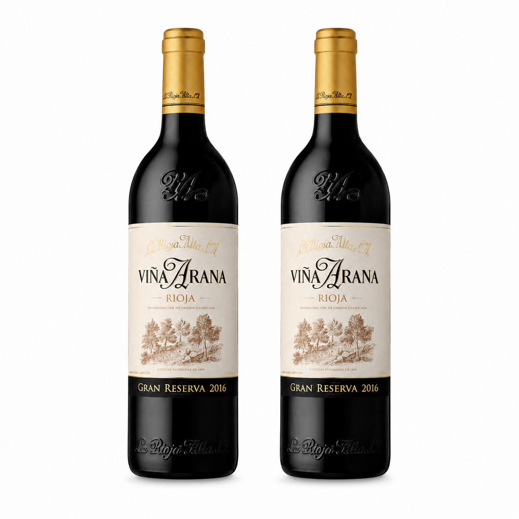 Kit 2 un. Vinho La Rioja Alta Viña Arana Gran Reserva 750ml