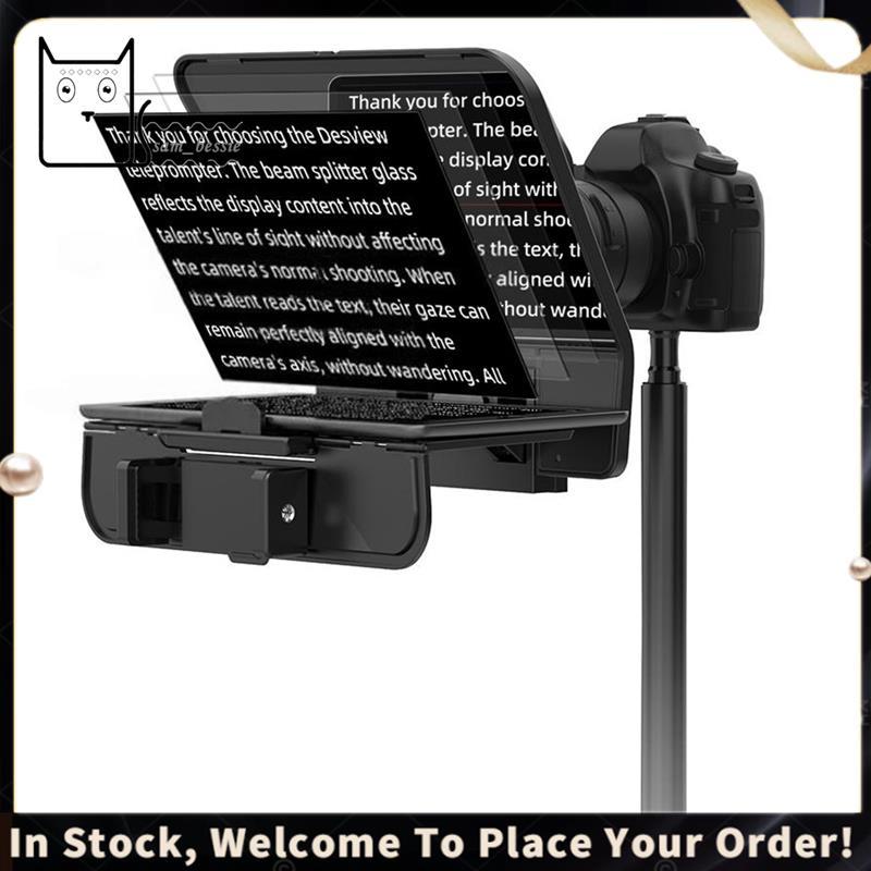 Teleprompter T5 Universal Portátil Para Câmera DSLR Entrevista Vídeo Vlog