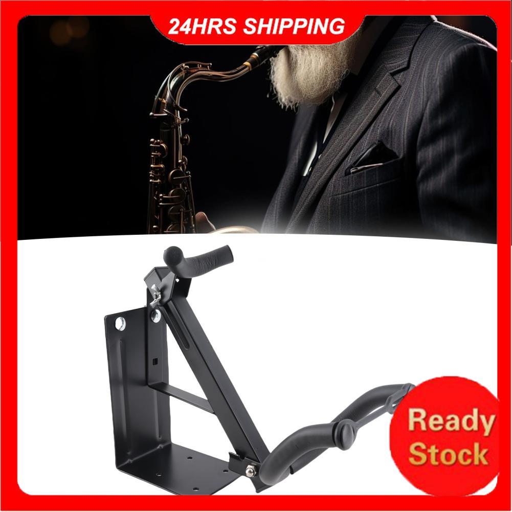 Pethome-BR Mingzhe Alto Sax Suporte de parede para economizar espaço com segurança para estúdio de música