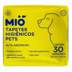 Tapete Higiênico Pet Mió com 30 Unidades