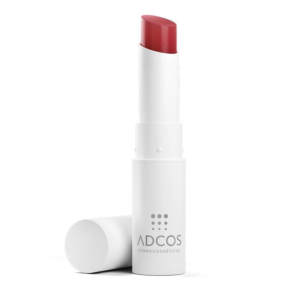 Hidratante Labial Adcos Ultranutrição Color Anti-Idade Cor Cereja 3,2g