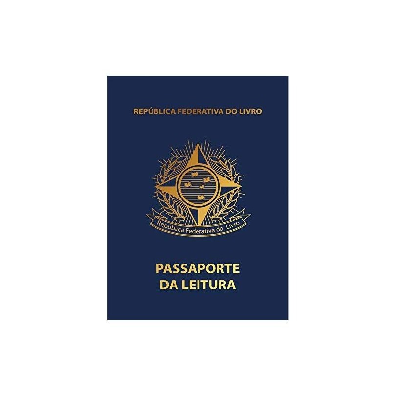Kit com 10 Passaporte da Leitura | Azul