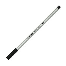 CANETA STABILO BRUSH PEN 68 PRETO