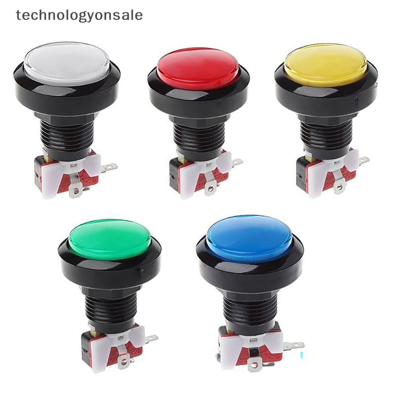 [Tecnologia] 1 Peça 45mm Botão Arcade Led Micro Interruptor 12V Conjunto De Liga/Desliga Verde/Amarelo/Vermelho/Branco/A