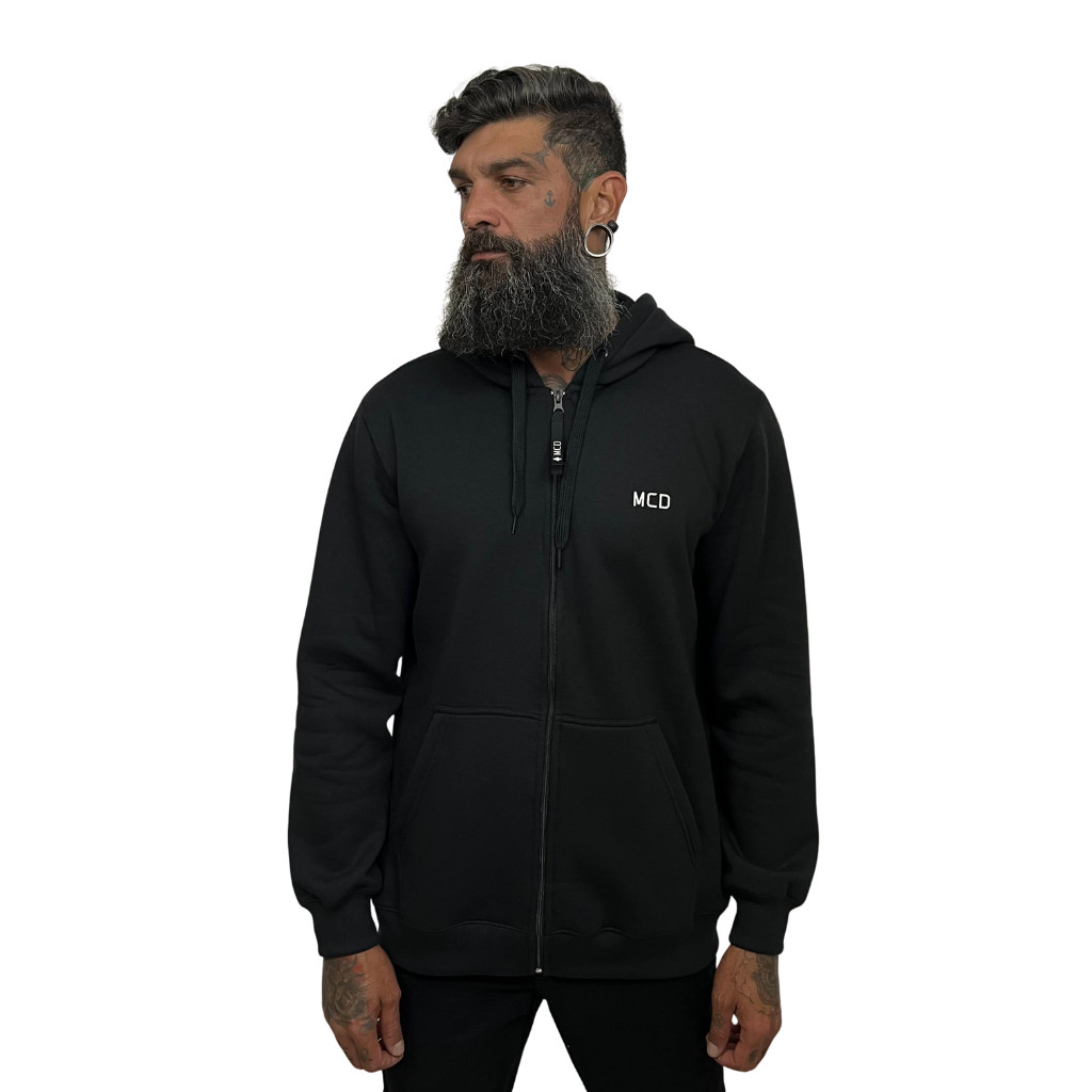 Moletom Mcd Com Ziper Aberto Original Masculino