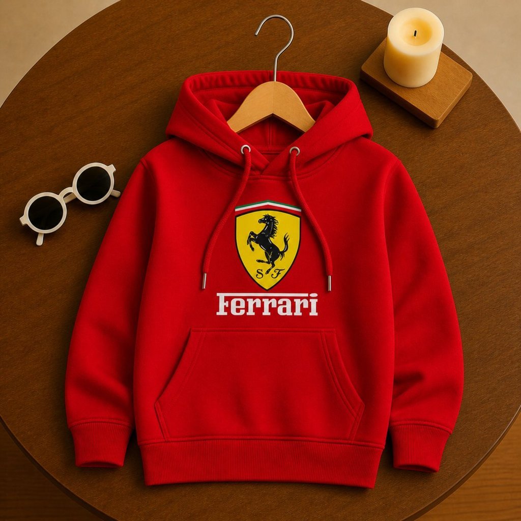 Moletom Infantil Ferrari | Premium em Promoção