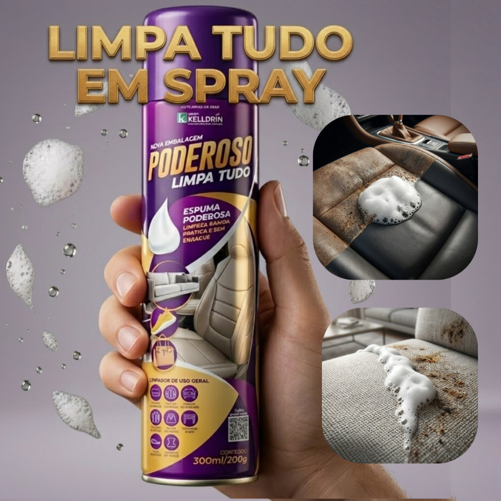Poderoso Limpa Tudo Espuma Multiuso Limpa Sofá Banco Carro Sem Enxágue Limpa Estofados