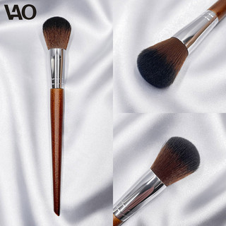 VAO profissional cabeça redonda blush escova maquiagem artista dedicado uma peça tamanho pequeno sol vermelho escova blu