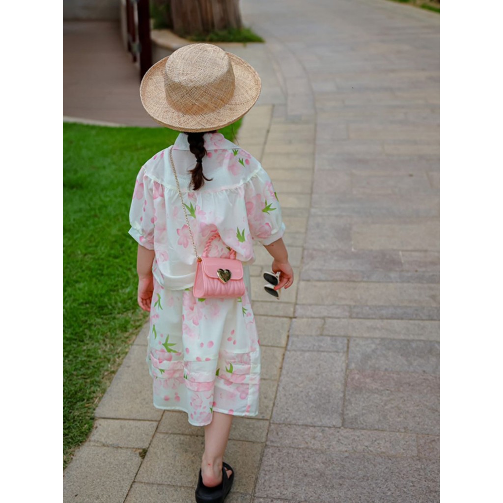 Crianças sacos 2024 novo estilo moda menina bebê bonito bolsa moda menina corrente saco do mensageiro