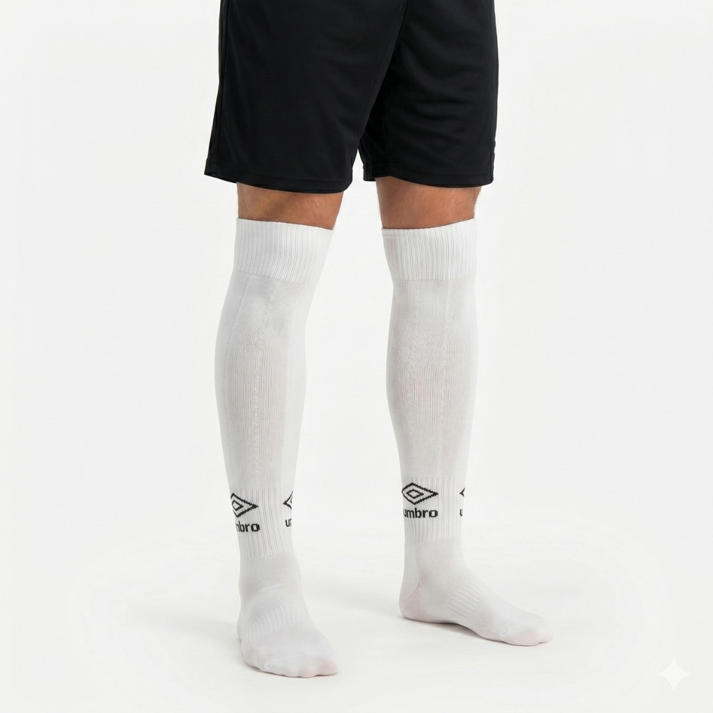 Meião Umbro Classic Adulto Futebol Original Treino Jogo Cano Alto Masculino