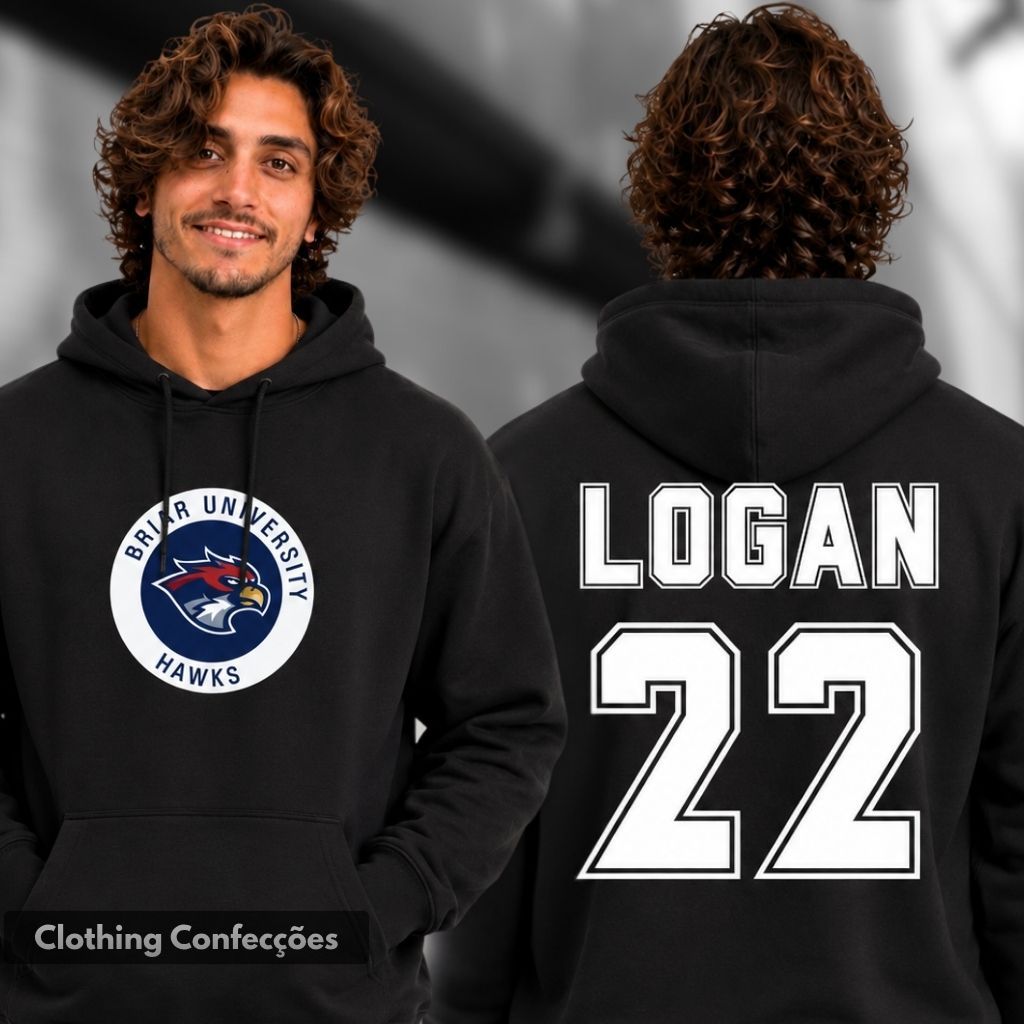 Moletom Canguru Série Off Logan 22 Briar Hockey Romance College Fanfic Leitoras