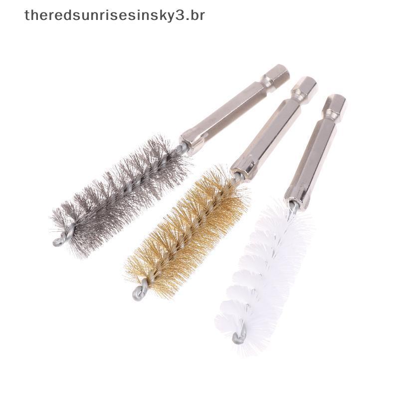 TSBR Para Ferramenta De Impacto De Broca Elétrica Limpeza Escova De Perfuração De Aço Inoxidável Fio Torcido Escovas De
