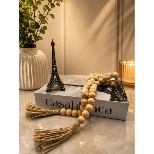 Conjunto Livro Decorativo Trio De Enfeites Torre Colar 97cm Diversas Livro Fake Caixa Decorativa