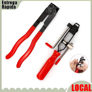 2 ferramentas de braçadeira de carro (grampos de cinto cv + alicate de remoção de braçadeiras de cinto cv) Material de a
