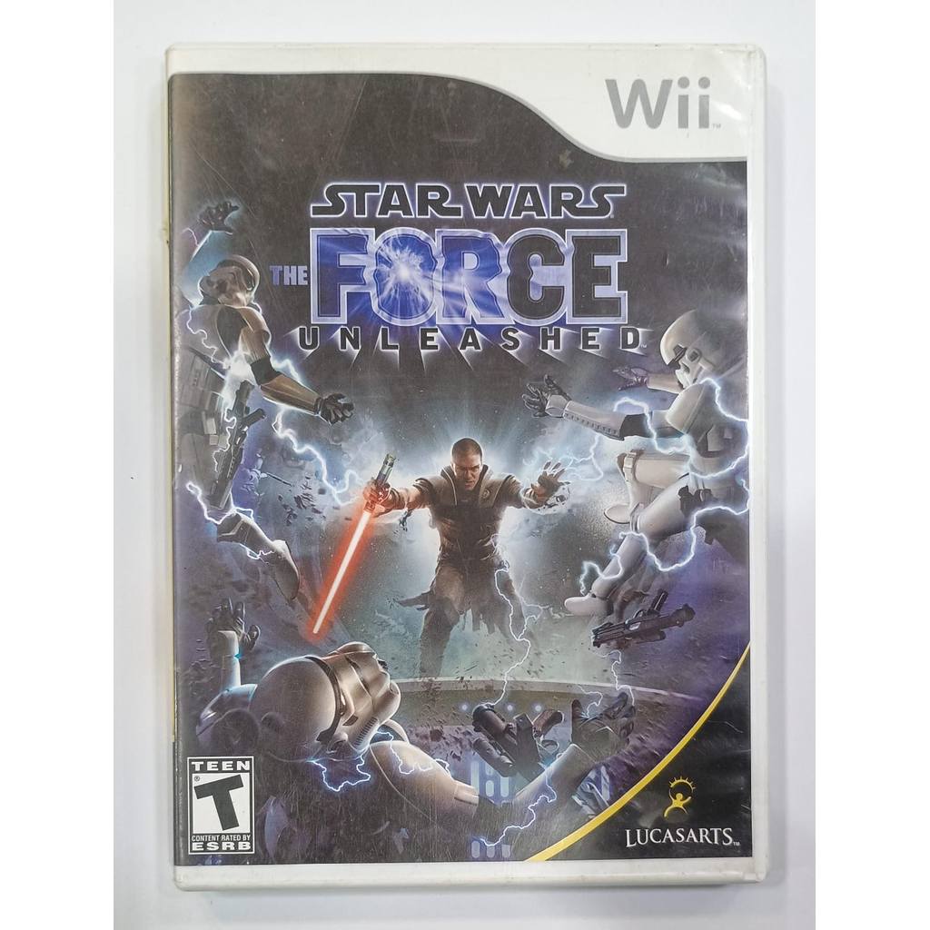STAR WARS THE FORCE UNLEASHED JOGO NINTENDO WII  FISICO USADO