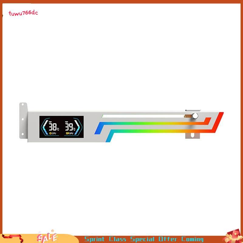 [Entrega Rápida BR] Suporte Para Placa Gráfica Com Display De Temperatura ARGB 5V 3PIN VGA De Computador