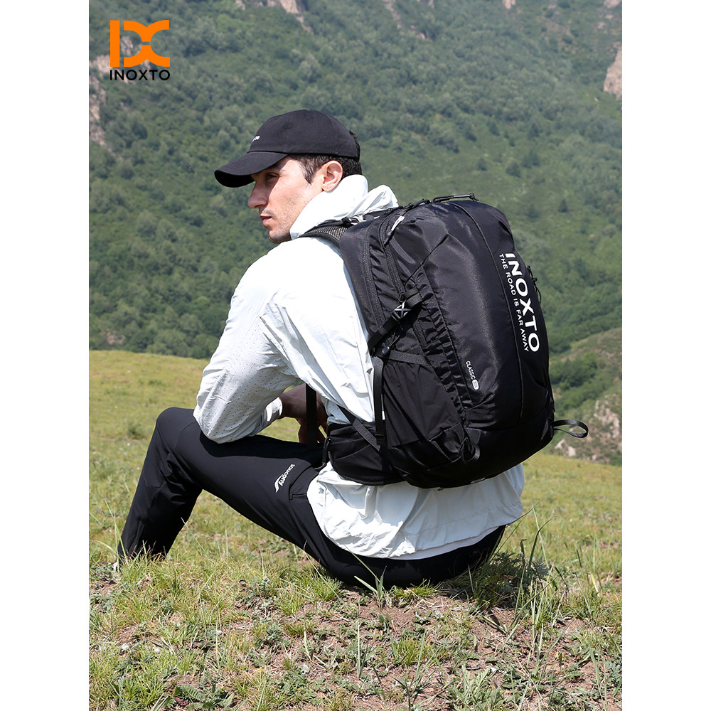 Mochila INOXTO para montanhismo ao ar livre, mochila leve para viagem, mochila para caminhada 8105-30L