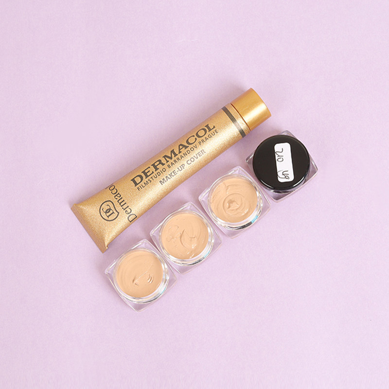 Dermacol Dermacol Corretivo Experiência Pacote Aplicável Genuíno 1g Pacote 2g Pequeno Tubo Dourado Capa Tatuagem Marca d