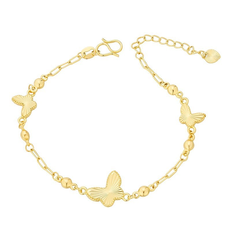 Pulseira borboleta feminina 2026 novo estilo luz luxo nicho Design requintado acessórios de alta qualidade pulseira