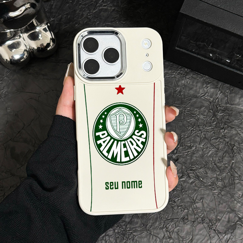 Capinha Capa personalizado torcedores do Palmeiras ​Para iPhone 11 13 12 14 15 16 pro max 7 8 Plus capinha anti impacto