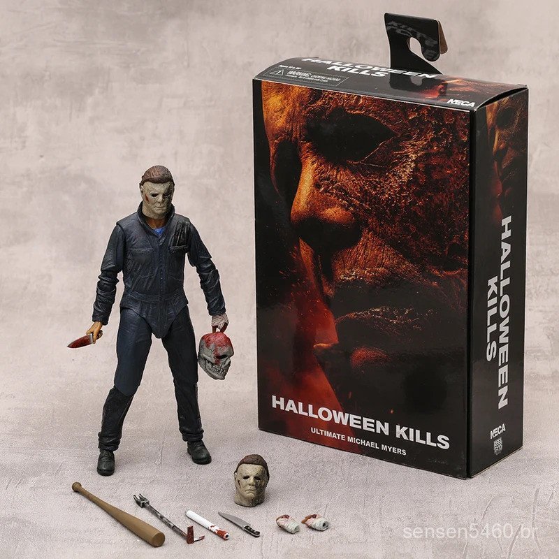 Figura de Ação NECA Halloween Kills Michael Myers, Modelo de Brinquedo em PVC, Boneco de Coleção, Presente