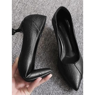 3cm sapatos de salto pequeno salto baixo frente mesa sapatos de trabalho feminino salto alto Stiletto sapatos de salto m