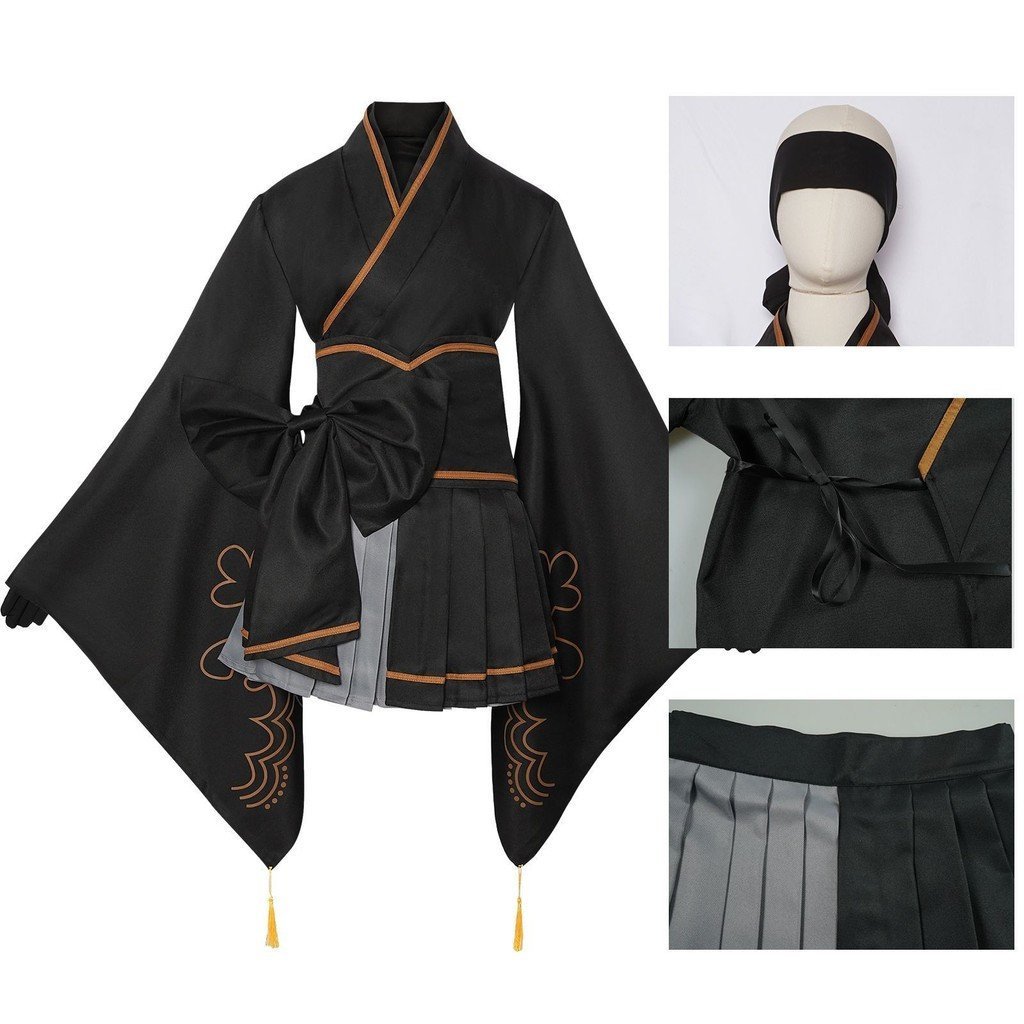 Fantasia de Cosplay Mecânico Neil Era para Halloween, Conjunto de Kimono 9S e 2B, Cosplay HLNU