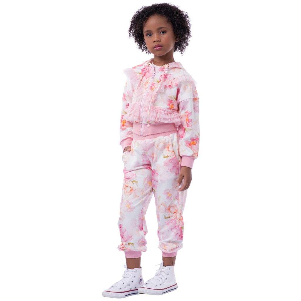 Conjunto Kukixo Encanto em Camadas - Estampado