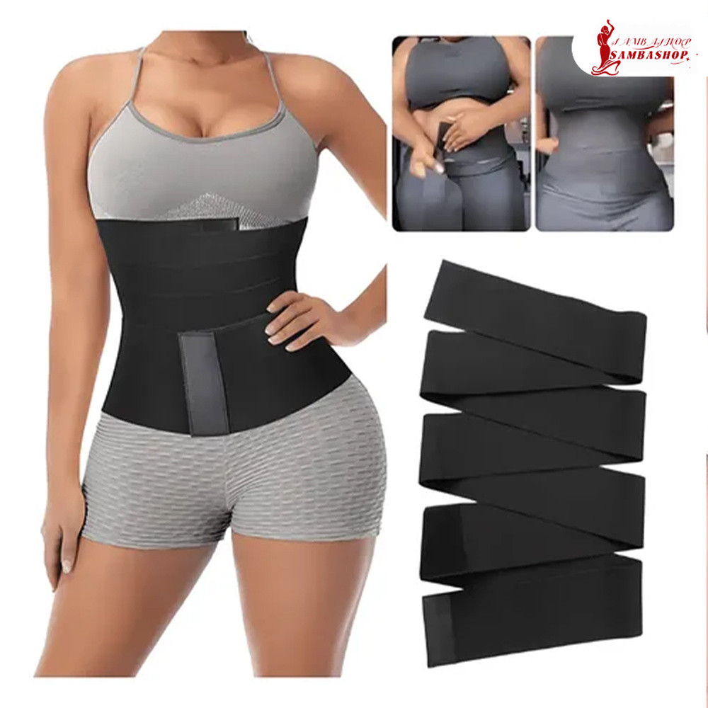 Cinta Confortável de Modelagem Preta com Diversos Tamanhos e Comprimento