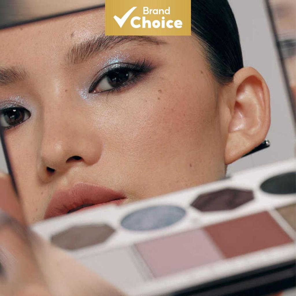 GIRLCULT Blue-Violet Shimmer Eyeshadow – Kit Black-Coffee Smoky Eye Paleta De Contorno E Sombra Facial Fosca Sutil