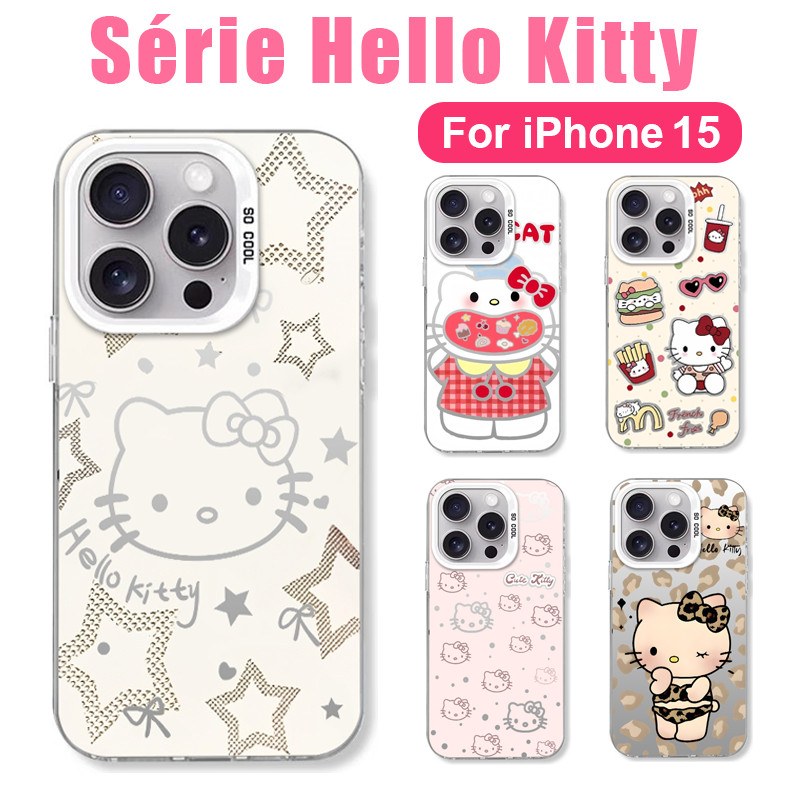 Capinha para todos os modelos de iPhone 15 PRO MAX PLUS Capinha linha completa da Hello Kitty