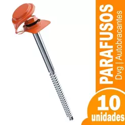 Conjunto de Parafusos Precon Autobracantes Cerâmico 2.1/2" - Embalagem com 10 Unidades